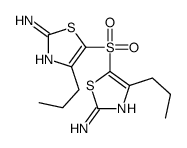 Thiazole, 5,5'-sulfonylbis[2-amino-4-propyl- (6CI) 结构式
