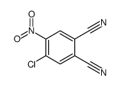 4-氯-5-硝基邻苯二甲腈 结构式