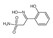 Benzeneethanesulfonamide, 2-hydroxy-β-(hydroxyimino)- 结构式