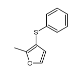 2-甲基-3-(苯硫基)呋喃 结构式