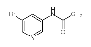 N-(5-溴吡啶-3-基)乙酰胺 结构式