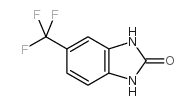 5-三氟甲基-1,3-二氢-苯并咪唑-2-酮 结构式