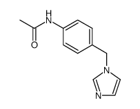 N-[4-(1H-咪唑-1-基甲基)苯基]乙酰胺 结构式