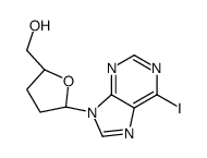 (2S,5R)-5-(6-Iodo-9H-purine-9-yl)tetrahydro-2-furanmethanol 结构式