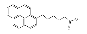 6-(1-芘基)己酸 结构式