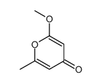 2-甲氧基-6-甲基-4H-吡喃-4-酮 结构式