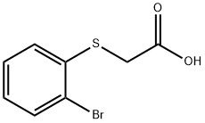 2-[(2-溴苯基)硫代]乙酸 结构式