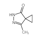 7-甲基-5,6-二氮杂螺[2.4]庚-6-烯-4-酮 结构式