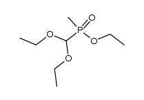 Phosphinic acid, P-(diethoxymethyl)-P-methyl-, ethyl ester 结构式