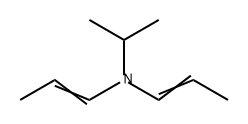 1-Propen-1-amine, N-(1-methylethyl)-N-1-propen-1-yl- 结构式