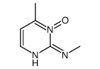 N,4-二甲基-2-嘧啶胺-3-氧化物 结构式