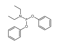 二乙基亚磷酰胺二苯酯 结构式