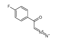 2-重氮-1-(4-氟苯基)乙酮 结构式