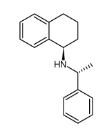1-Naphthalenamine, 1,2,3,4-tetrahydro-N-[(1R)-1-phenylethyl]-, (1R)- 结构式
