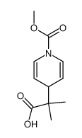 1-(甲氧基羰基)-α,α-二甲基-4(4H)-吡啶乙酸 结构式