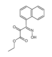 1-萘丙酸-β-(羟亚氨基)-α-氧代乙酯 结构式