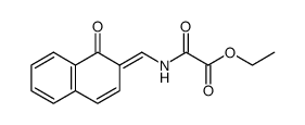 氧代[[(1-氧代-2(1H)-萘亚基)甲基]氨基]乙酸乙酯 结构式