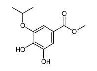 3,4-二羟基-5-(1-甲基乙氧基)苯甲酸甲酯 结构式