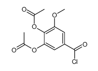 Benzoyl chloride, 3,4-bis(acetyloxy)-5-methoxy- 结构式
