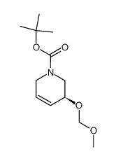 1(2H)-Pyridinecarboxylic acid, 3,6-dihydro-3-(methoxymethoxy)-, 1,1-dimethylethyl ester, (3S)- 结构式