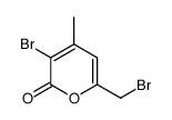 3-溴-6-(溴甲基)-4-甲基-2H-吡喃-2-酮 结构式