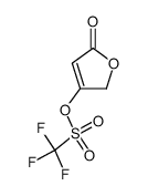 5-氧代-2,5-二氢呋喃-3-基三氟甲磺酸酯 结构式