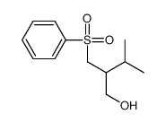 1-Butanol, 3-methyl-2-[(phenylsulfonyl)methyl]- 结构式