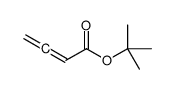 2,3-丁二烯酸叔丁酯 结构式