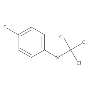 1-氟-4-[(三氯甲基)硫代]苯 结构式