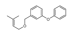 Benzene, 1-[[(3-methyl-2-buten-1-yl)oxy]methyl]-3-phenoxy- 结构式