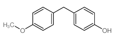 2-(4-甲氧基苄基)苯酚 结构式