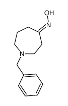 1-苄基六氢-4H-氮杂卓-4-酮肟 结构式