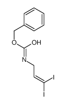 Carbamic acid, (3,3-diiodo-2-propenyl)-, phenylmethyl ester 结构式