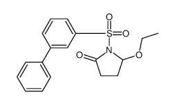 2-Pyrrolidinone,1-([1,1'-biphenyl]-3-ylsulfonyl)-5-ethoxy- 结构式