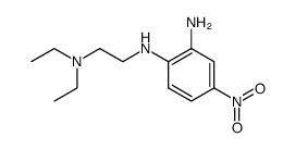 N1-(2-(二乙胺基)乙基)-4-硝基苯-1,2-二胺 结构式