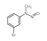 (3-溴苯基)甲基亚硝胺 结构式