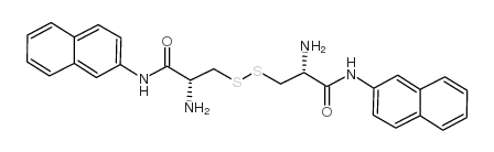 L-胱氨酰二(2-萘胺) 结构式