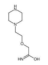 2-(2-哌嗪-1-基乙氧基)乙酰胺 结构式