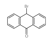 10-溴-9(10H)-蒽酮 结构式