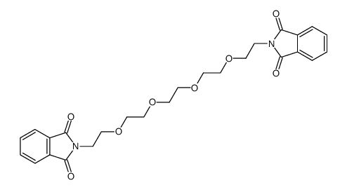 1H-Isoindole-1,3(2H)-dione, 2,2'-(3,6,9,12-tetraoxatetradecane-1,14-diyl)bis- 结构式