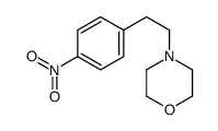4-(2-(4-硝基苯基)乙基)吗啉 结构式
