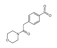 1-(4-morpholinyl)-2-(4-nitrophenyl)ethanone 结构式