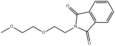 2-[2-(2-甲氧基乙氧基)乙基]-1H-异吲哚-1,3(2H)-二酮 结构式