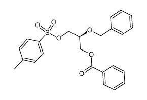 (S)-(-)-1-苯甲酰氧-2-苄氧基-3-甲苯磺酰氧丙烷 结构式