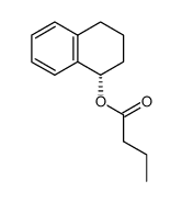 Butanoic acid, (1S)-1,2,3,4-tetrahydro-1-naphthalenyl ester 结构式