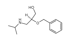 (S)-3-异丙基氨基-2-苄氧基-1-丙醇 结构式