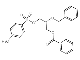 (R)-(+)-1-苯甲酰氧-2-苄氧基-3-甲苯磺酰氧丙烷 结构式
