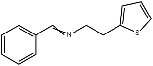 N-苯亚甲基-2-噻吩乙胺 结构式