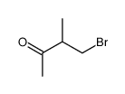 4-溴-3-甲基-2-丁酮 结构式