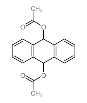 9,10-二氢-9,10-蒽二酚二乙酸酯 结构式